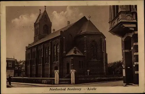 Ak Norderney in Ostfriesland, Kirche