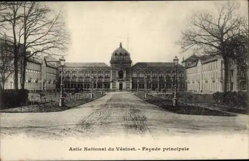 Ak Le Vésinet Yvelines, Asile National, Facade principale