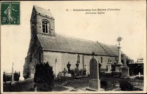 Ak Grandcamp les Bains Calvados, Ancienne Eglise