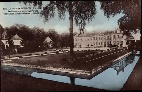 Ak Bombon Seine et Marne, Le Chateau
