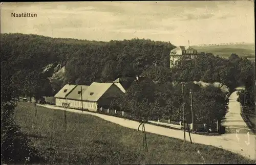 Ak Nastätten im Taunus. Teilansicht Stadt