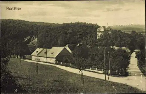 Ak Nastätten im Taunus. Teilansicht Stadt