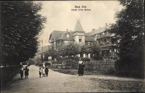 Ak Bad Orb in Hessen, Hotel Villa Saline