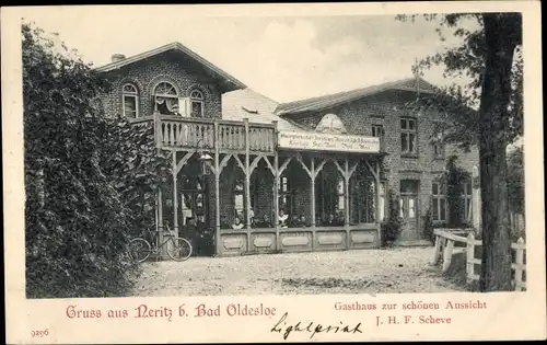 Ak Neritz in Schleswig Holstein, Gasthaus zur schönen Aussicht