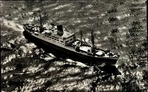 Ak Dampfer MS Prinses Irene, Oranje Lijn, Fliegeraufnahme