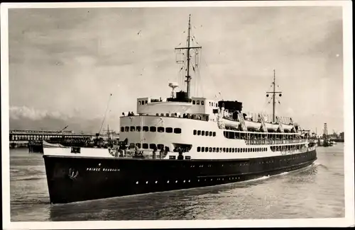 Ak Fährschiff Prince Baudouin, Ostende - Dover