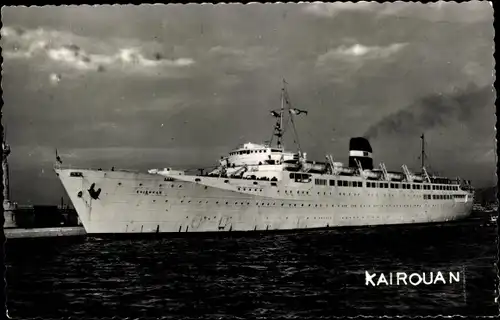 Ak Dampfer Kairouan, Compagnie de Navigation Mixte