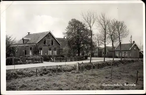 Ak Borssele Borsele Zeeland Niederlande, Gemeentehuis