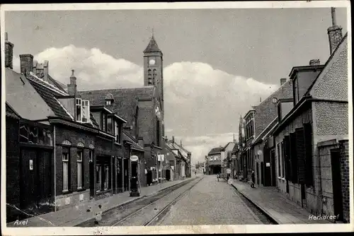 Ak Axel Zeeland Niederlande, Kerkdreef