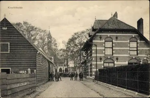 Ak Koudekerke Zeeland, Straßenpartie