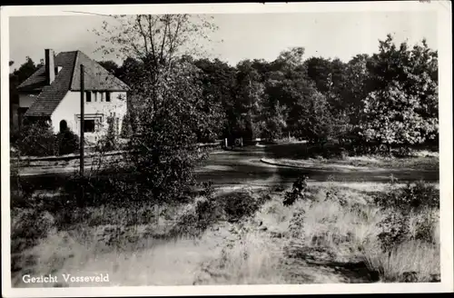 Ak Vosseveld Gelderland Niederlande, Straßenpartie, Haus