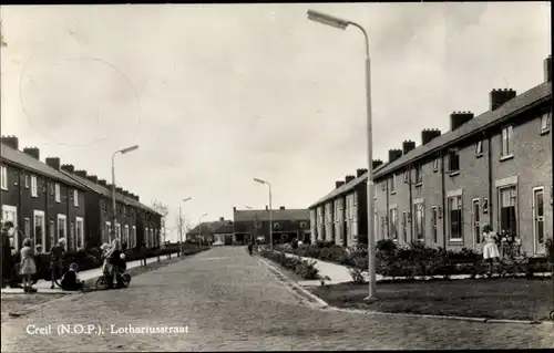 Ak Creil Flevoland Niederlande, Lothariusstraat