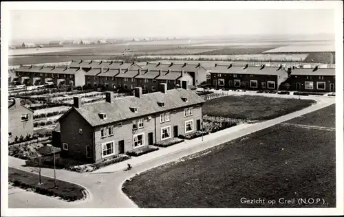 Ak Creil Flevoland Niederlande, Gezicht op Creil, Siedlung