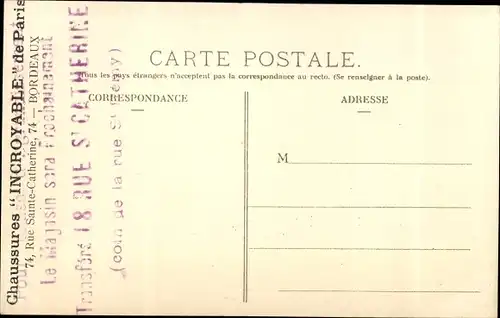 Ak Puy de Dôme, Circuit d'Auvergne, Coupe Gordon Bennett 1905, Grand tournant, vu de la Roche Percee