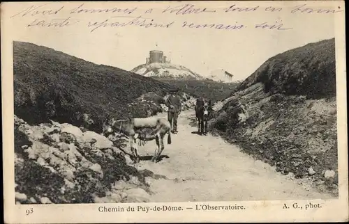 Ak Puy de Dôme, Chemin du Puy de Dome, L'Observatoire