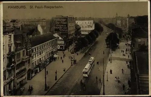 Ak Hamburg St Pauli, Reeperbahn