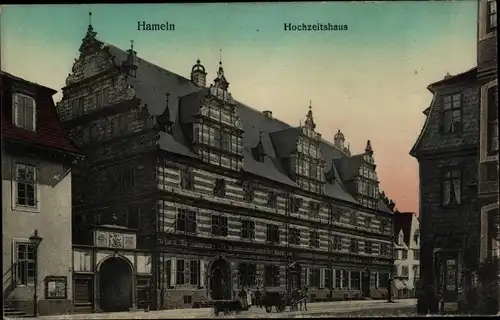 Ak Hameln an der Weser Niedersachsen, Hochzeitshaus