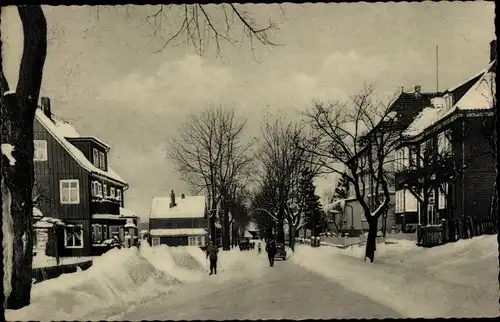 Ak Hohegeiß Braunlage im Oberharz, Kirchstraße