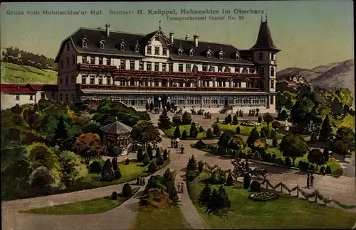 Ak Hahnenklee Bockswiese Goslar im Harz, Hahnenkleer Hof