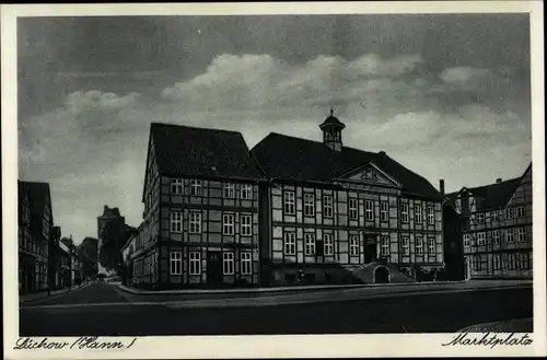 Ak Lüchow im Wendland, Marktplatz