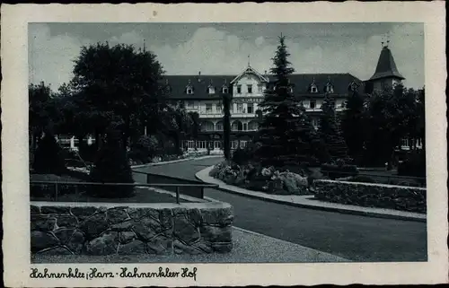Ak Hahnenklee Bockswiese Goslar im Harz, Hahnenkleer Hof