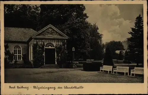 Ak Bad Driburg in Westfalen, Flügeleingang Wandelhalle