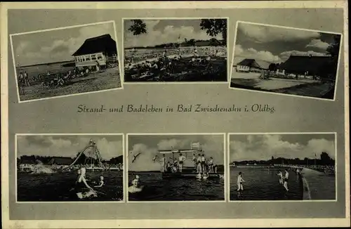Ak Bad Zwischenahn in Oldenburg, Strand und Badeleben
