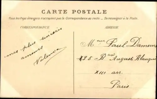 Ak Le Vésinet Yvelines, Asile National, Perspective de la Cour d'Honneur, vue du Dome Central