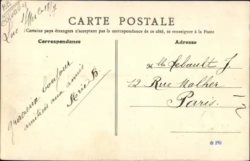 Ak Grandcamp les Bains Calvados, Pleine Mer