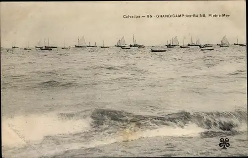 Ak Grandcamp les Bains Calvados, Pleine Mer