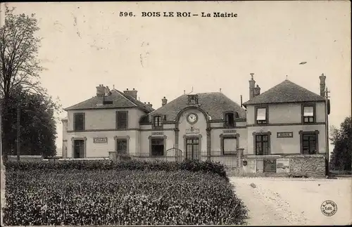 Ak Bois le Roi Seine et Marne, La Mairie