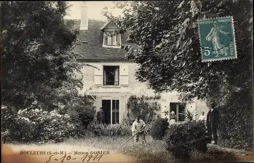 Ak Bouleurs Seine-et-Marne, Maison Gobier