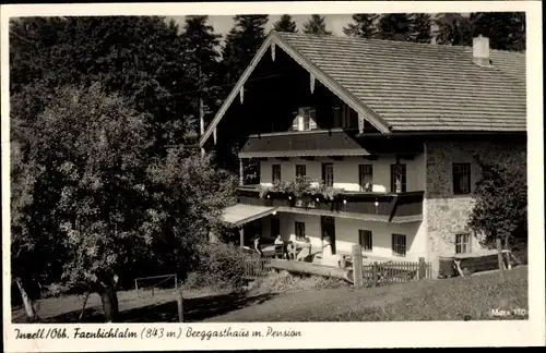 Ak Inzell in Oberbayern, Berggasthaus  Farnbichalm