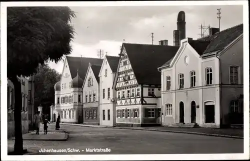 Ak Ichenhausen in Schwaben, Marktstraße