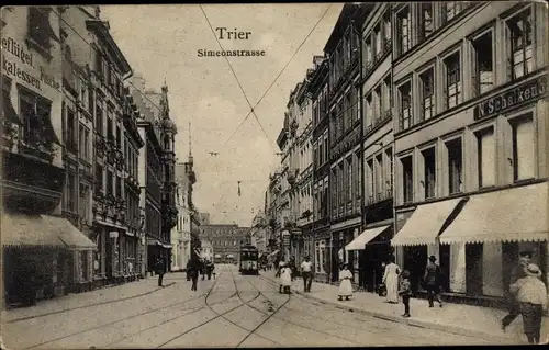 Ak Trier an der Mosel, Simeonstraße