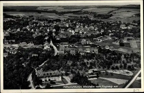 Ak Welzheim in Württemberg, Fliegeraufnahme