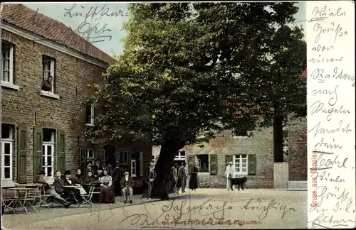 Ak Repelen Rheinkamp Moers am Niederrhein, Gasthaus zur Linde