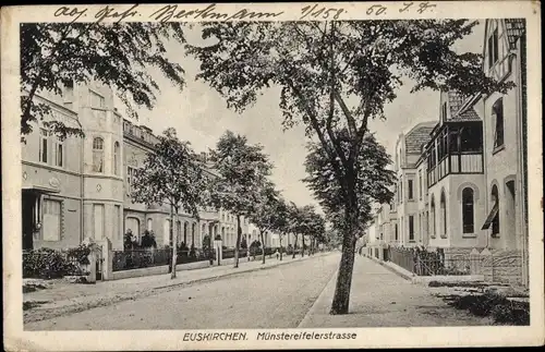 Ak Euskirchen Nordrhein Westfalen, Münstereifelerstraße