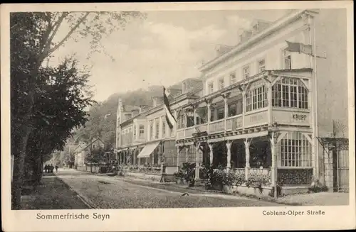 Ak Sayn Bendorf in Rheinland Pfalz, Coblenz Opler Straße