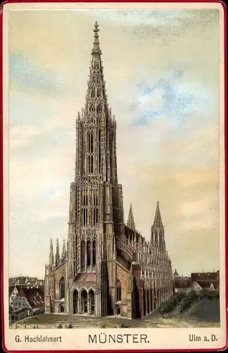 Kabinett Foto Ulm an der Donau, Münster