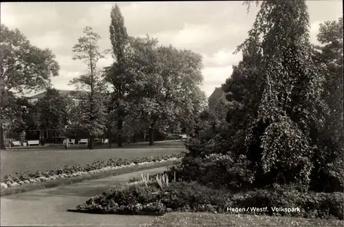 Ak Hagen in Westfalen, Volkspark