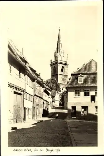 Ak Bad Langensalza in Thüringen, An der Bergkirche