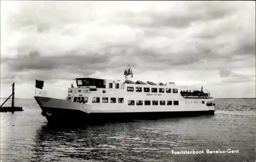 Ak Toeristenboot Benelux Gent, Fährschiff, Rederij Benelux