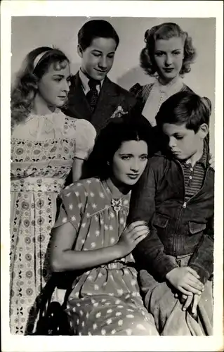 Foto Ak Schauspielerinnen Gail Patrick und Kay Francis mit Kindern