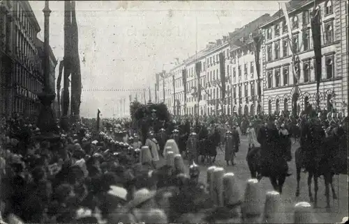 Ak Beisetzung Sr. Königl. Hoheit Prinzregent Luitpold von Bayern, 19.12.1912