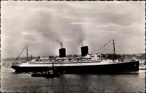 Ak Le Havre Seine Maritime, Paquebot Ile de France, Cie Générale Transatlantique