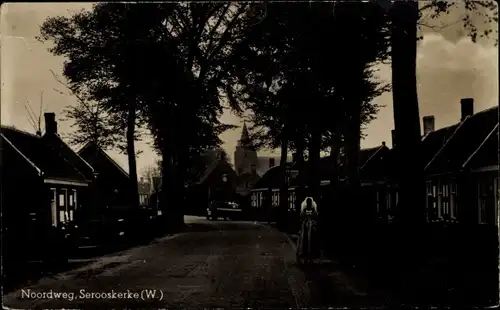 Ak Serooskerke Zeeland Niederlande, Noordweg