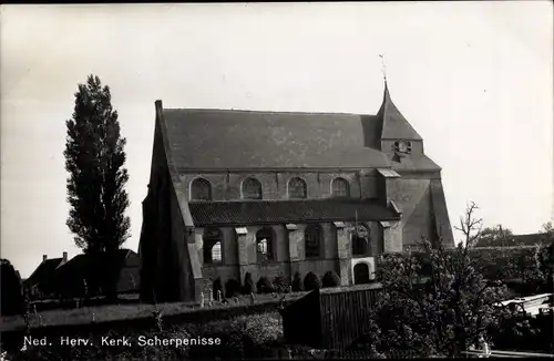 Ak Scherpenisse Zeeland, Ned. Herv. Kerk