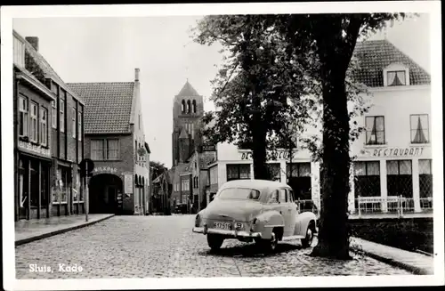 Ak Sluis Zeeland Niederlande, Kade