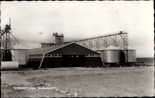 Ak Biddinghuizen Flevoland Niederlande, Graansilo's